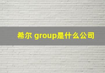 希尔 group是什么公司